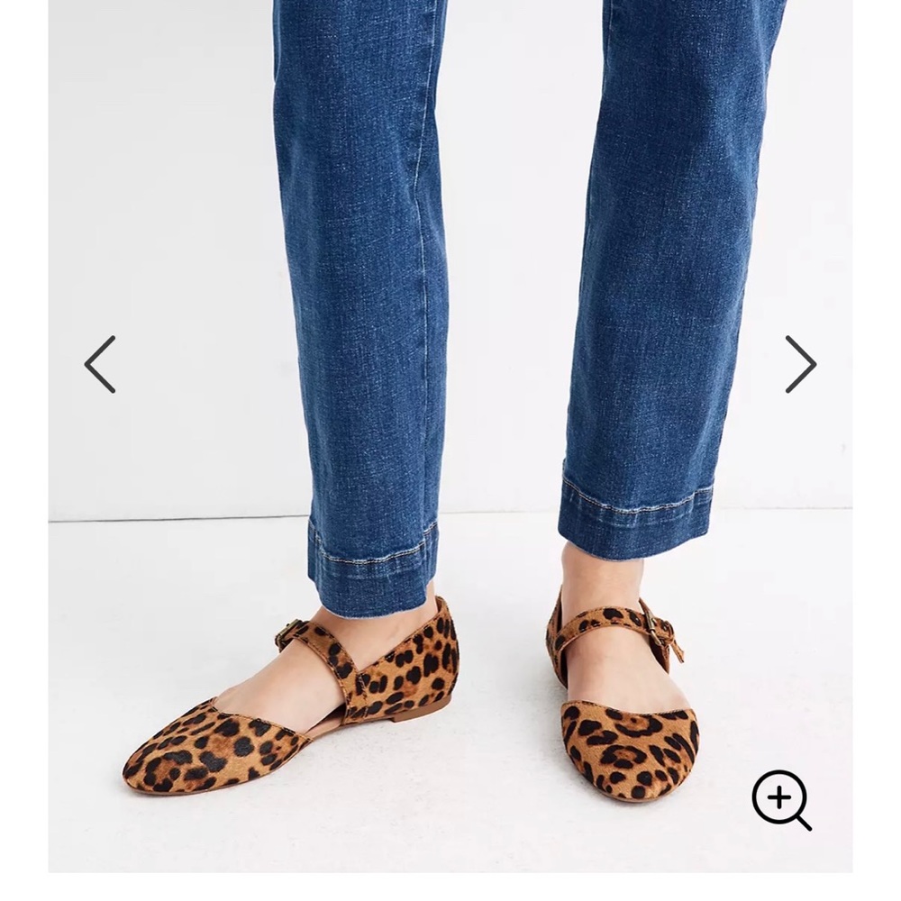 NWT Madewell Leopard Mary Janes